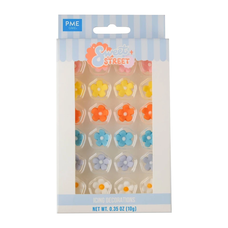 PME Cake Sweet Street® Flowers Icing Decorations
