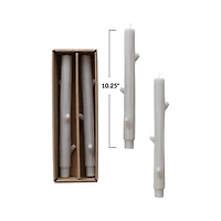 Hello Honey® 10.25" Unscented Tree Branch Taper Candles