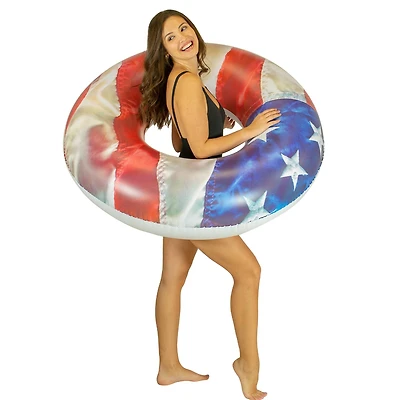 PoolCandy RealPrint® Stars & Stripes Jumbo Pool Tube