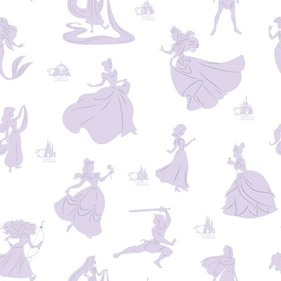 RoomMates Disney 100th Anniversary Princesses Peel & Stick Wallpaper