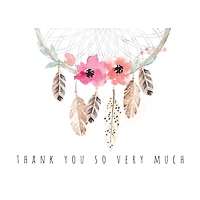 JAM Paper Blank Free Spirit Thank You Cards Set, 36ct.