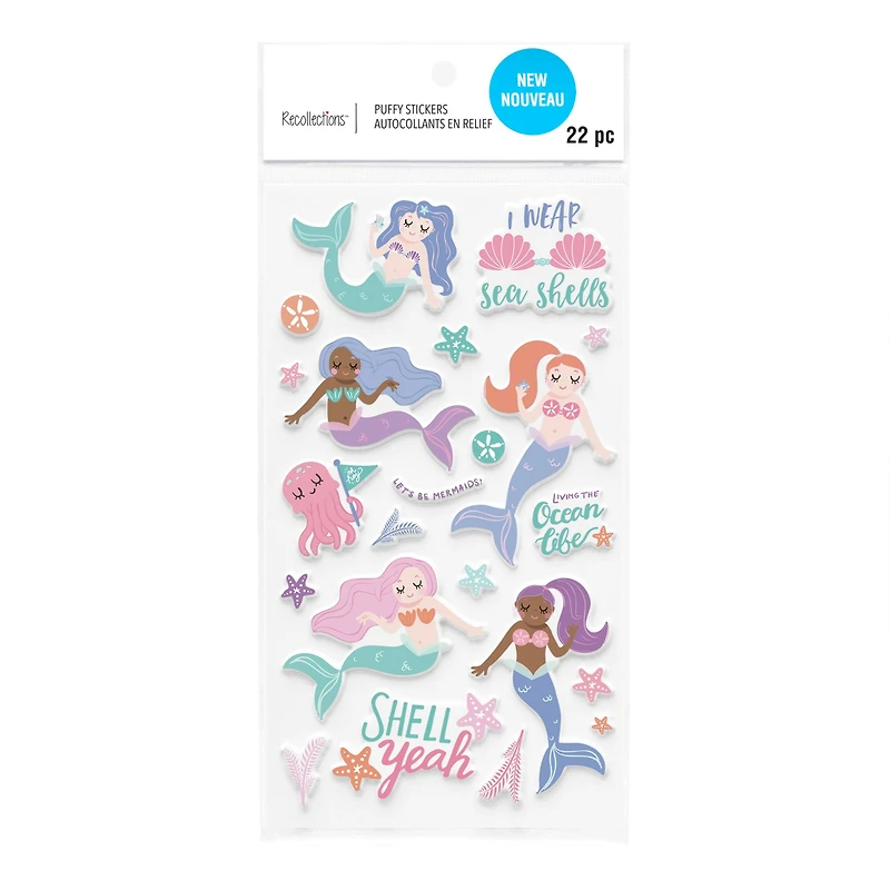 Mermaids Puffy Stickers by Recollections™