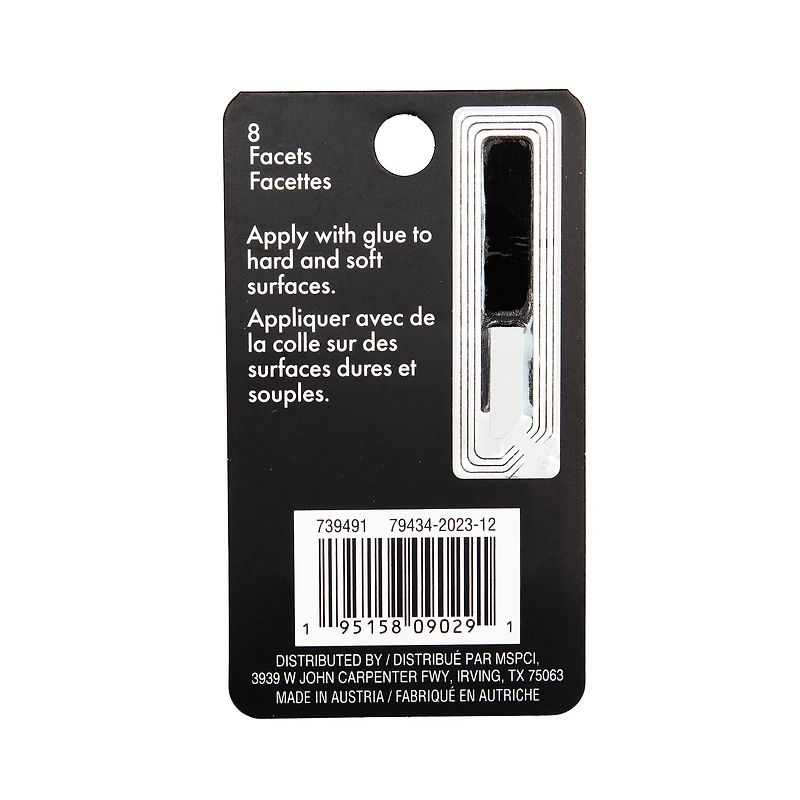 6.4mm Crystal Kite Glue-On Austrian Crystals by Bead Landing™, 10ct.