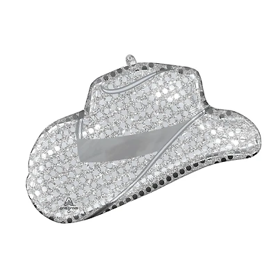 SuperShape® 33" Disco Western Hat Foil Balloon