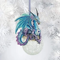 Design Toscano 3ct. Frost the Gothic Dragon Ornaments
