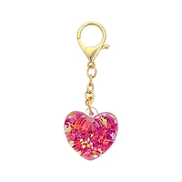 Blue Moon Studio™ Pink Shaker Heart Bag Charm