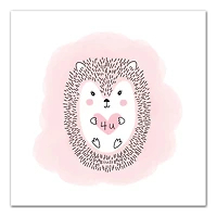 Love Hedgehog Canvas Wall Art
