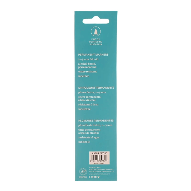 Art Alternatives Gold Fine Permanent Marker Set