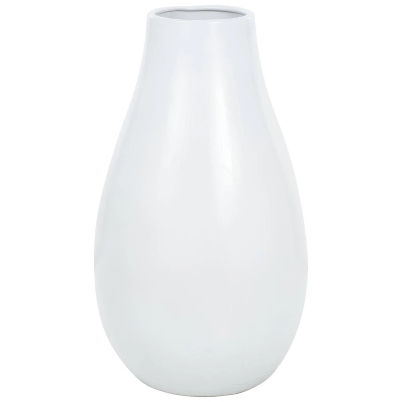 27.5" Ceramic Minimalistic Floor Vase