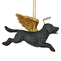 Design Toscano Honor the Pooch Black Lab Holiday Dog Angel Ornament
