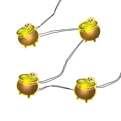18ct. Boiling Cauldron Icon LED String Lights by Ashland®