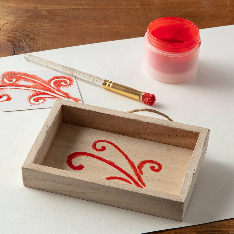 24 Pack: 6" x 4" Wood Shadow Box by Make Market®