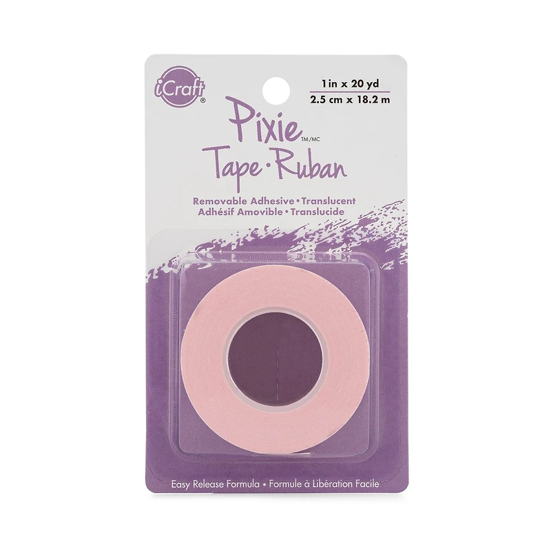 iCraft® Pixie™ 1" Removable Adhesive Tape