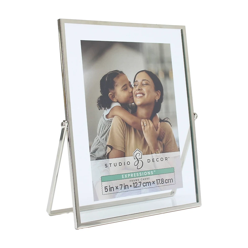 Expressions™ Silver Metal Tabletop Float Frame by Studio Décor