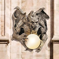 Design Toscano 17" Merciless the Gargoyle Lighted Wall Sculpture