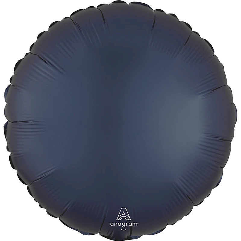 18" Navy Round Foil Balloon