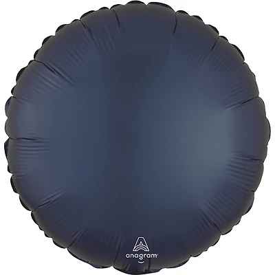 18" Navy Round Foil Balloon