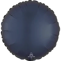 18" Navy Round Foil Balloon