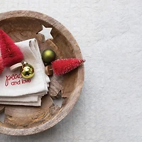 Hello Honey® 11.5" Star Cutout Mango Wood Bowl