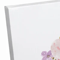 Easter Bunny Wreath 16" x 16" Canvas Wall Art