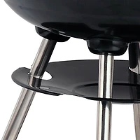 Brentwood BB-1701 17" Red Portable Charcoal BBQ Grill