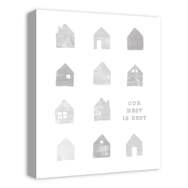 Our Nest Is Best 16" x 20" Canvas Wall Art