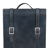 Blue Modern Wine Holder, 9" x 10" x 16"