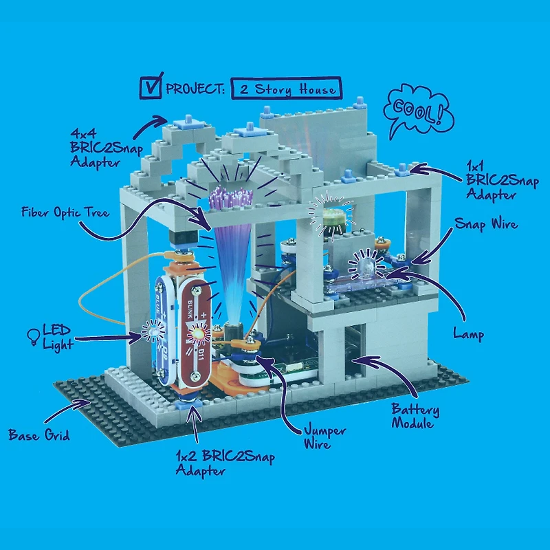 Elenco Snap Circuits Bric Structures Exploration Kit