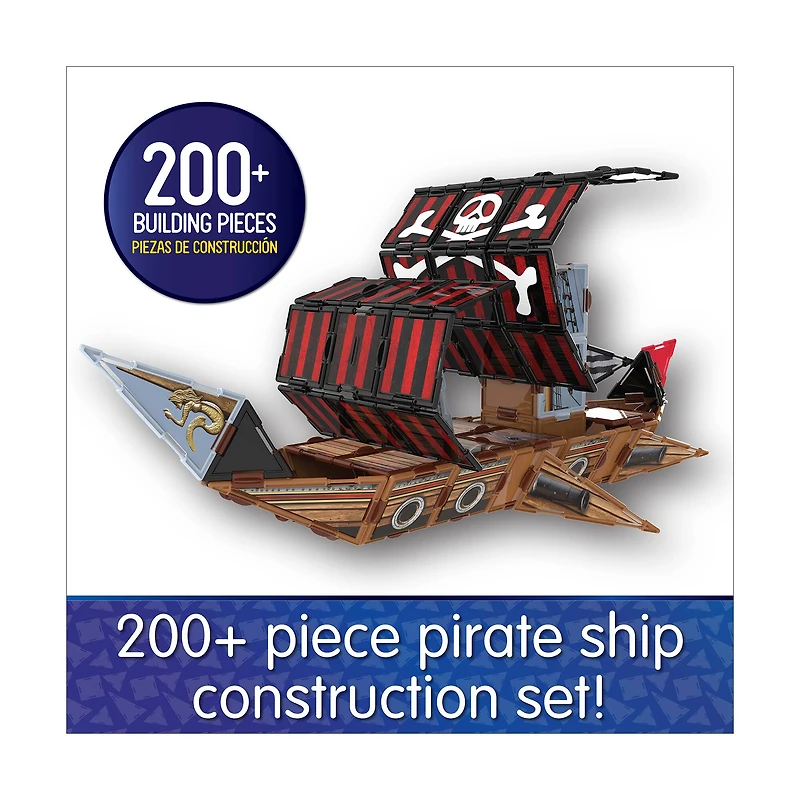 Techno Tiles - Pirate Ship: 200+ Pcs