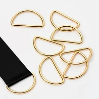 44mm Gold D Rings, 8ct. by Bead Landing™