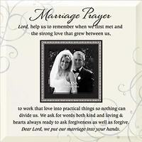 Marriage Prayer 4" x 4"  Frame with Easel
