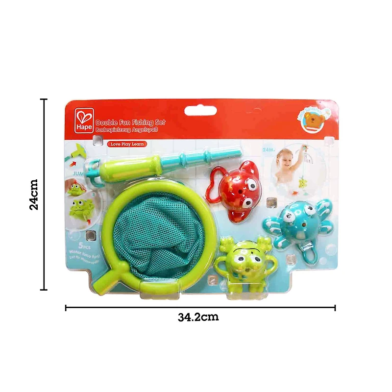Hape Double Fun Jumping Sea Creatures Fishing Set
