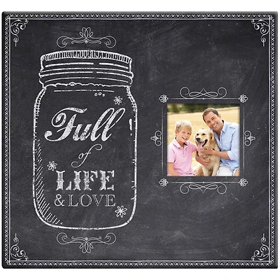 MBI® Full Of Life Mason Jar Post Bound Album with Window