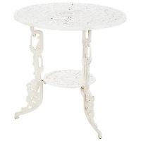 Design Toscano 24" Villa Ravello Rose Garden Cast Iron Bistro Table