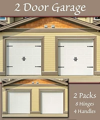 Household Essentials Black Carriage House Garage Door Magnet Set