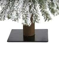 2ft. Pre-Lit Grand Alpine Artificial Christmas Tree, Clear LED Lights