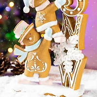 Glitzhome® 12.5" Resin Christmas Gingerbread Table Decor