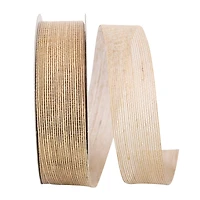 Reliant 1.5"x 25yd. Natural Brown Burlap Ribbon