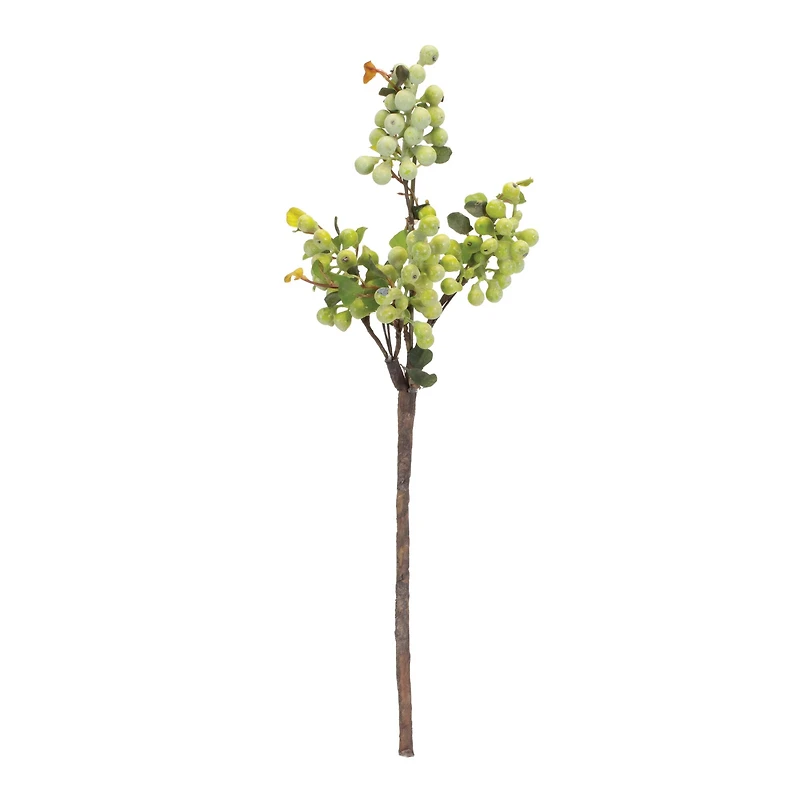 17" Green Berry Foliage Sprays, 6ct.