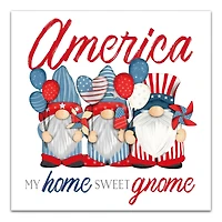 My Home Sweet Gnome Canvas Wall Art