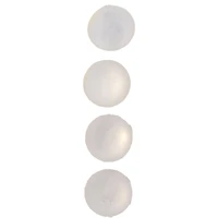 LaMode 7/16" Translucent White Shank Buttons, 4ct.