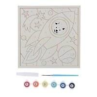 Space Wood Paint-by-Number Puzzle Kit by Creatology™
