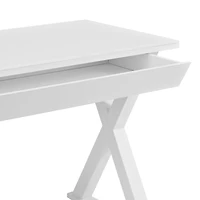 Walker Edison 48" White Modern Wood Computer Desk