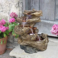 Design Toscano Roaring River Cascading Garden Fountain