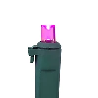 50ct Pink LED Wide Angle Christmas Lights  16.25ft Green Wire