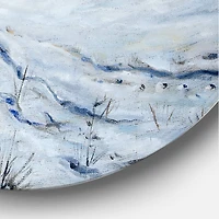 Designart - Country Road In Winter Times II