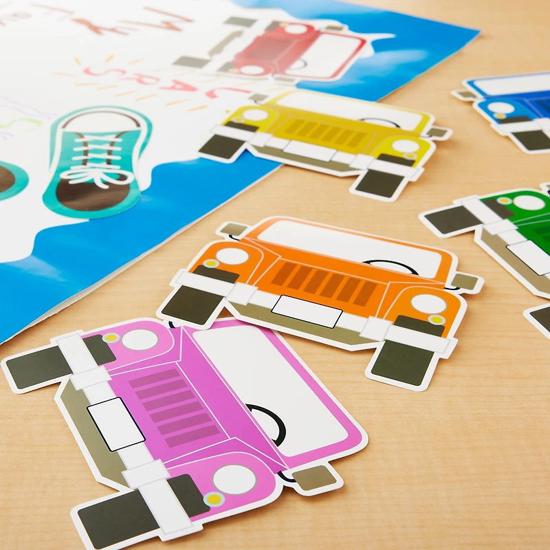 Die Cut Car Shapes, 12ct. by B2C®