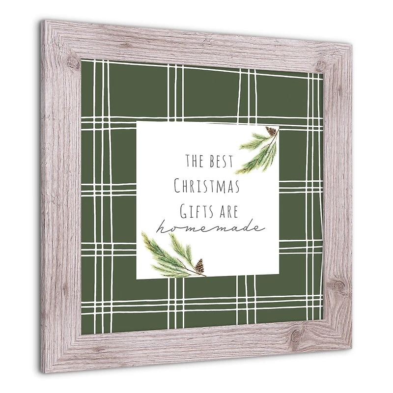 Designs Direct 16" x 16" Homemade Gifts Western White Framed Print