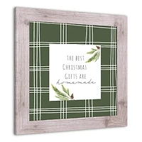 Designs Direct 16" x 16" Homemade Gifts Western White Framed Print