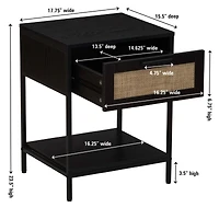 Household Essentials 23.5" Bungalow End Table